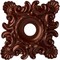 Ekena Millwork Crawley Ceiling Medallion (Canopies up to 6 3/4"), 18"W x 18"H x 3 1/4"ID x 1 1/2"P, Antique Copper CM18CRACS - alternate 1